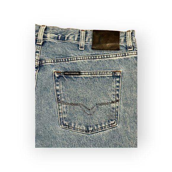 Harley-Davidson Genuine MotorClothes Jeans 40x36 Men’s Classic Light Wash - Picture 6 of 9